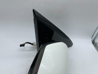 2017 Nissan Pathfinder Passenger Side Power Door Mirror White OEM C03B40002