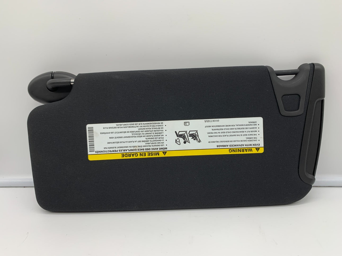 2015-2023 Dodge Charger Passenger Sun Visor Black Illuminated OEM A01B33004