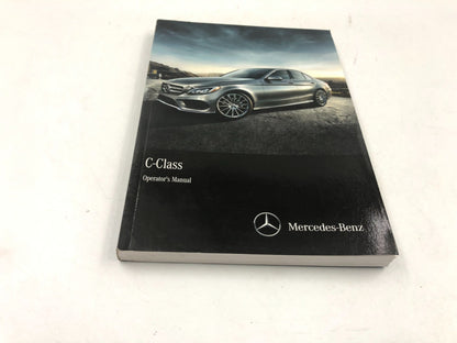 2016 Mercedes-Benz C Class Owners Manual Set with Case OEM D01B64012