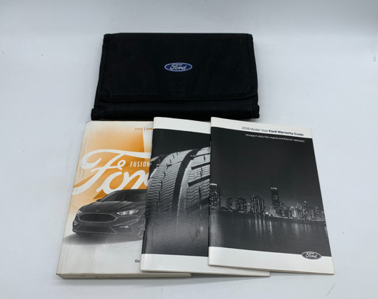 2018 Ford Fusion Owners Manual Set with Case OEM B02B24008