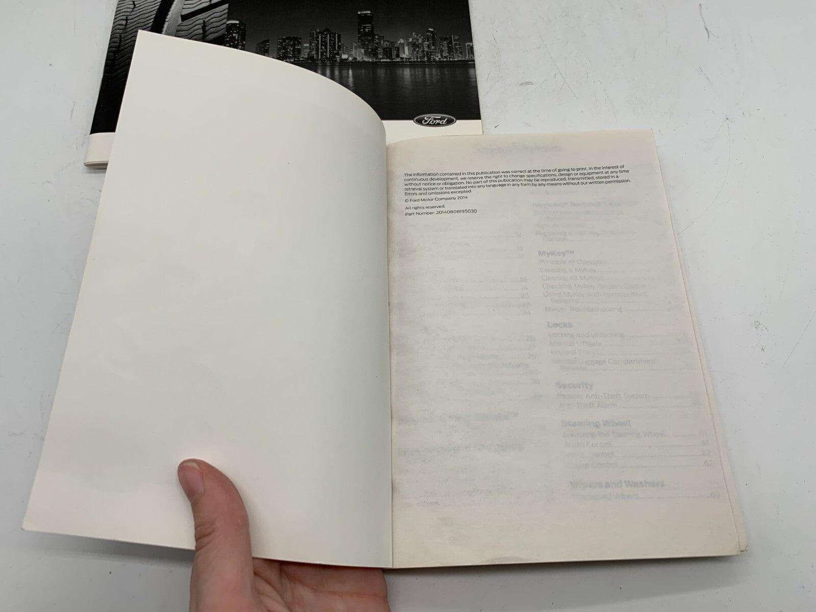 2015 Ford Fiesta Owners Manual Set with Case OEM E03B32010