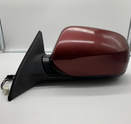 2011-2014 Subaru Legacy Driver Side View Power Door Mirror Red OEM A03B23002