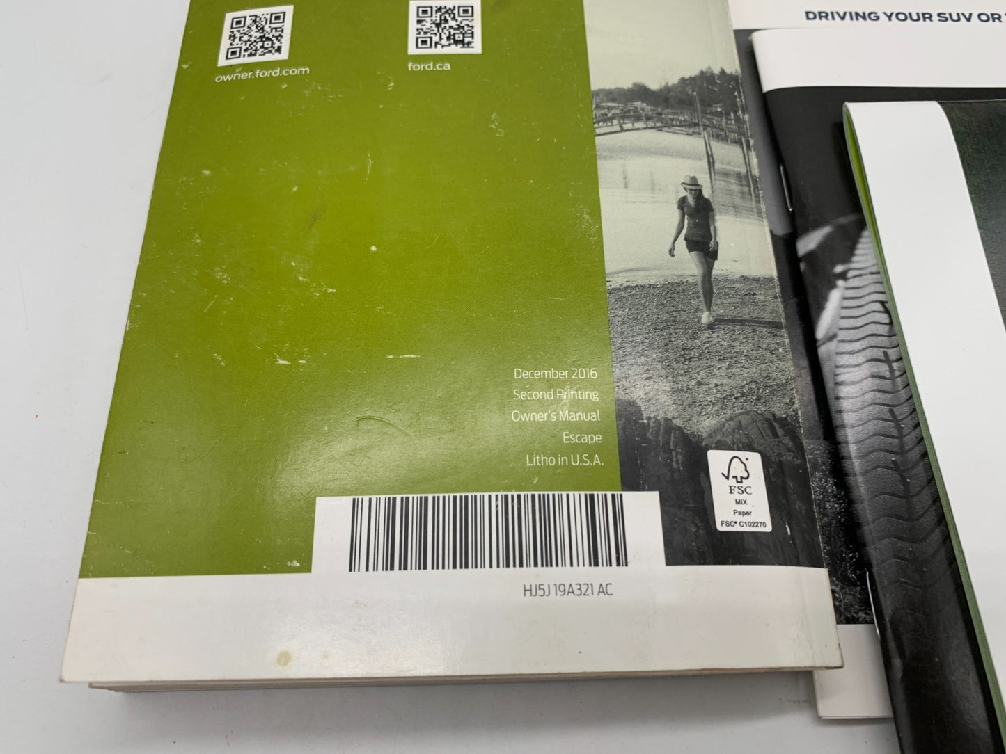 2017 Ford Escape Owners Manual Set with Case OEM