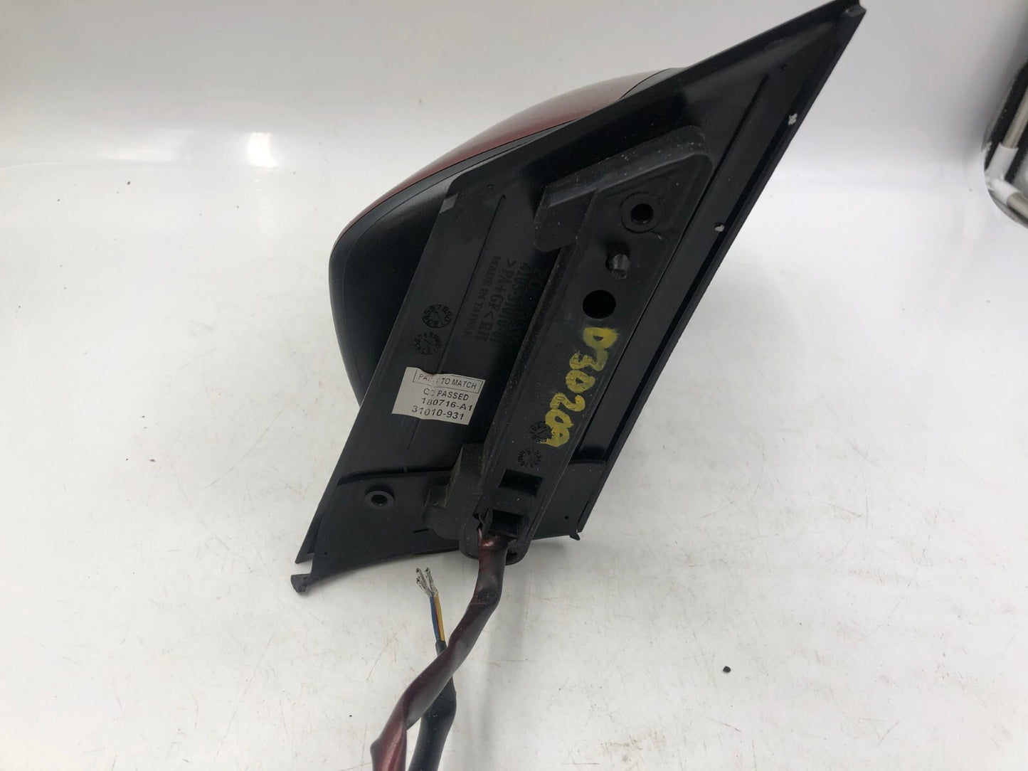 2007-2009 Mazda CX-7 Passenger Side View Power Door Mirror Red OEM B02B33055