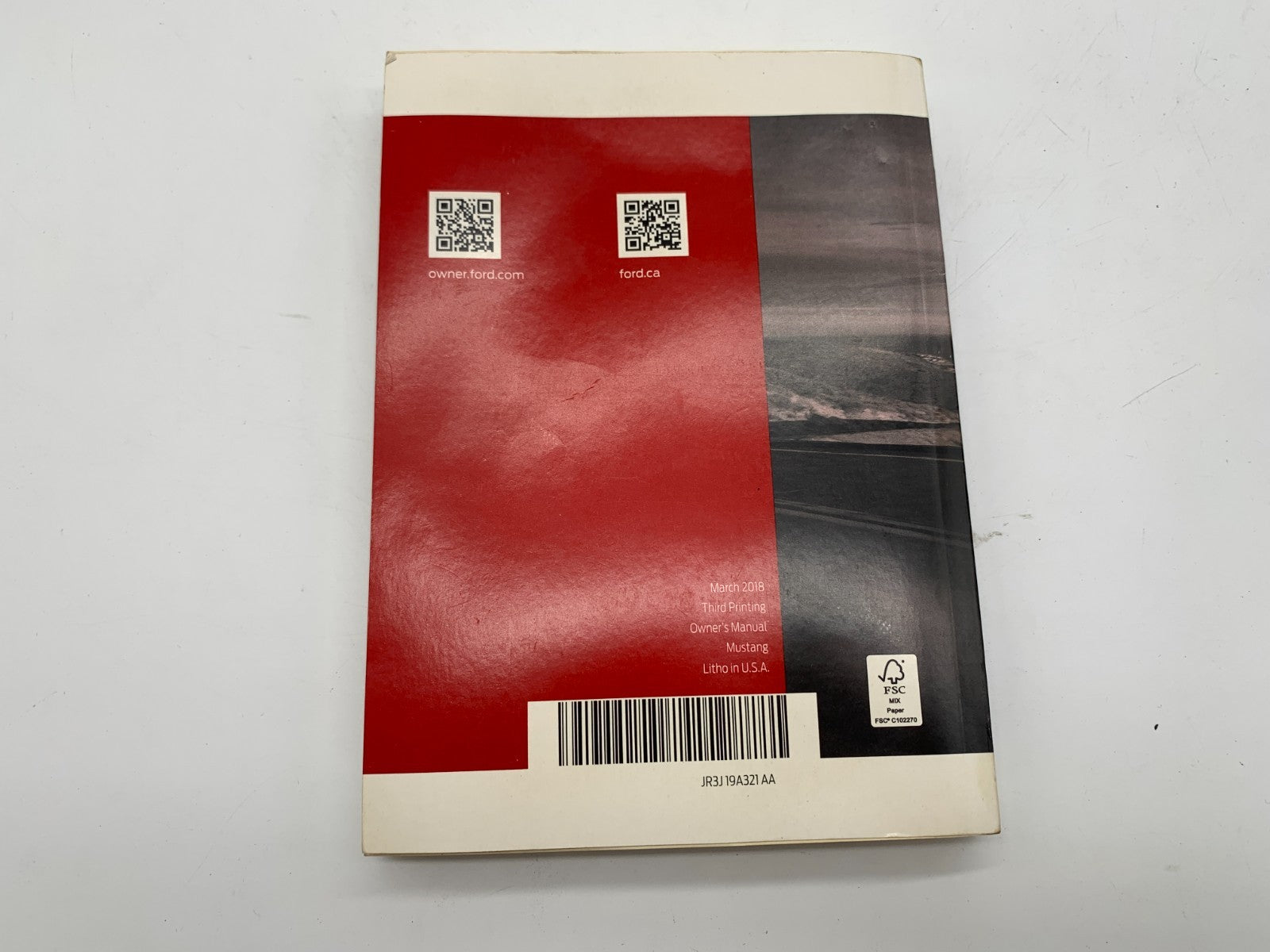 2018 Ford Mustang Owners Manual Set with Case OEM C02B21033