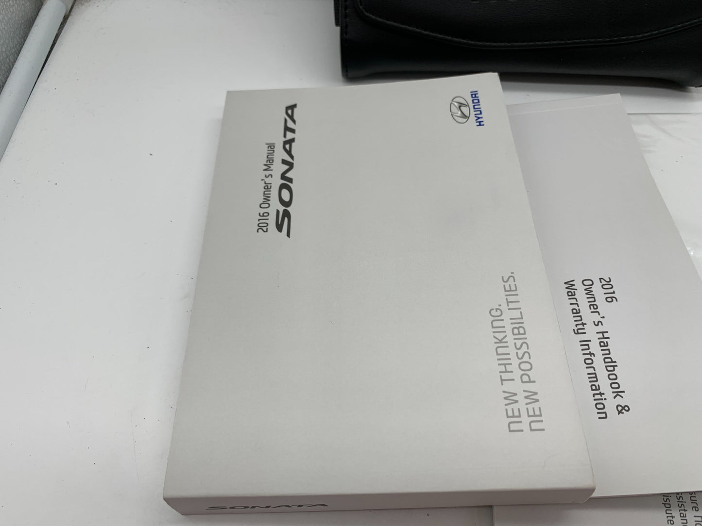 2016 Hyundai Sonata Owners Manual Set with Case OEM