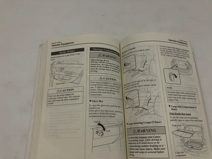 2005 Mazda 3 Owners Manual Set with Case OEM A03B68010