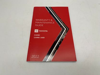 2022 Toyota Camry Owners Manual Set OEM R01B50019