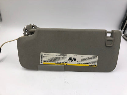 2013-2015 Chevrolet Trax Passenger Sun Visor Gray Illuminated OEM C03B17020