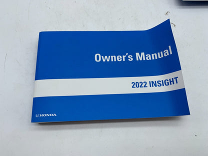 2022 Honda Insight Owners Manual Set with Case OEM D03B39006