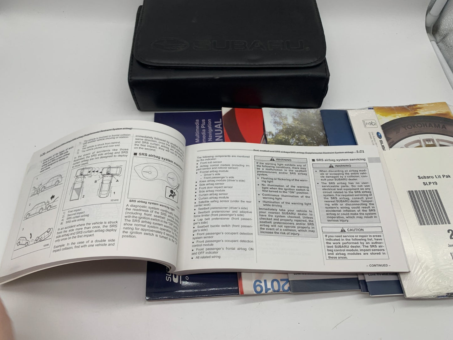 2019 Subaru Impreza Owners Manual Set with Case OEM D01B41075