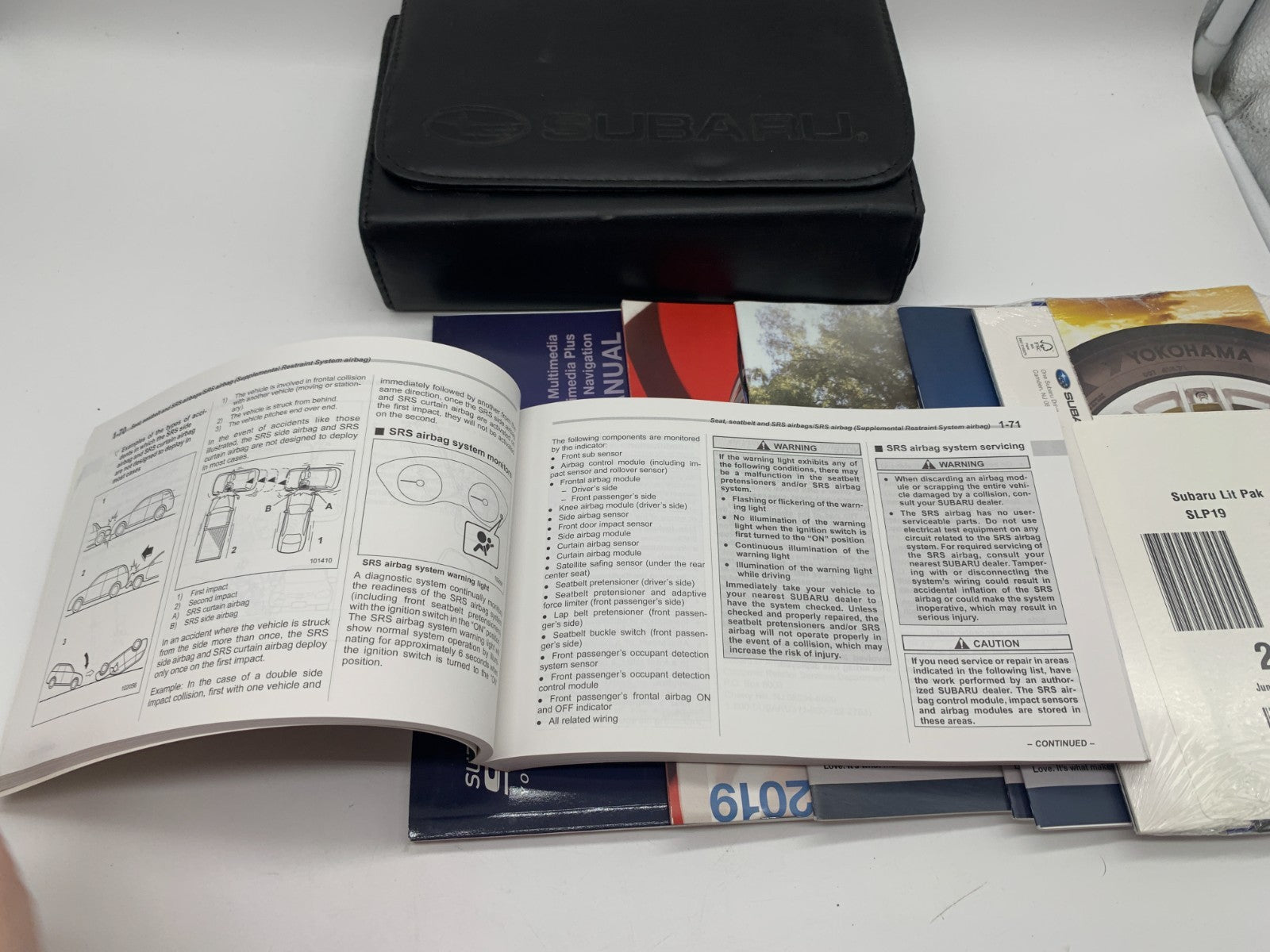 2019 Subaru Impreza Owners Manual Set with Case OEM D01B41075