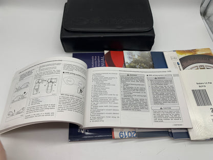 2019 Subaru Impreza Owners Manual Set with Case OEM D01B41075