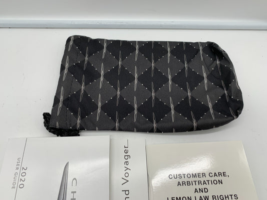 2020 Chrysler Voyager Owners Manual Set with Case OEM