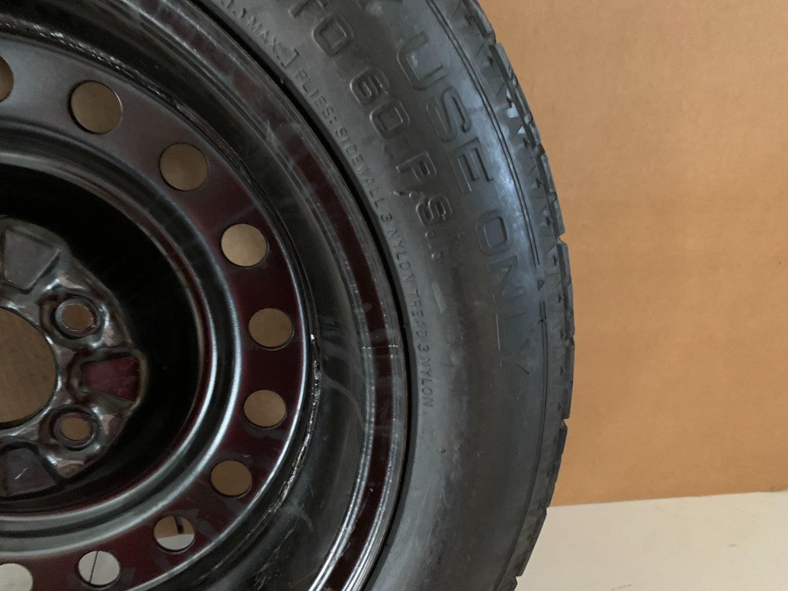 1999-2004 Ford Mustang Spare Tire 16" Wheel Compact Donut T145/80D16