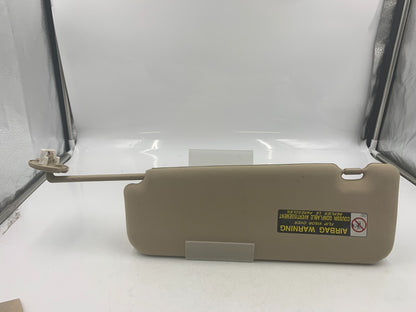 2007-2009 Lexus ES350 Passenger Sun Visor Tan OEM D02B33081