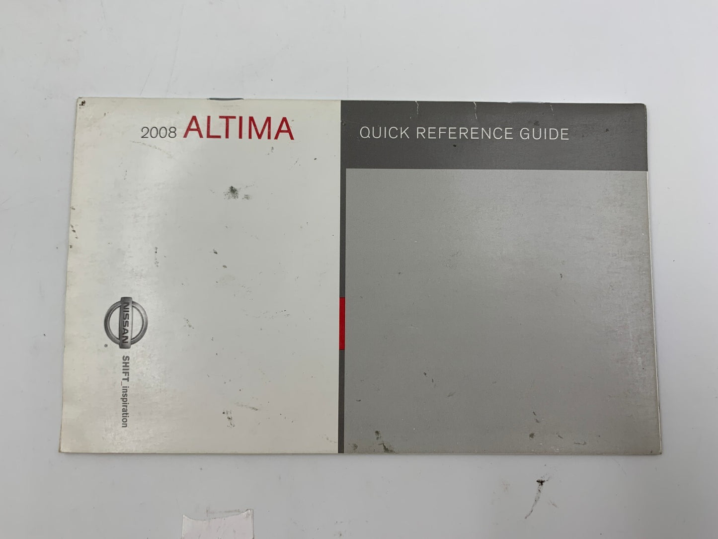 2008 Nissan Altima Owners Manual Set with Case OEM C04B42048