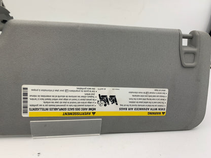 2017-2021 Chevrolet Trax Passenger Sun Visor Gray OEM C01B06030