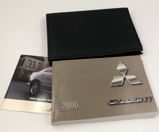 2006 Mitsubishi Galant Owners Manual Set Includes Case OEM