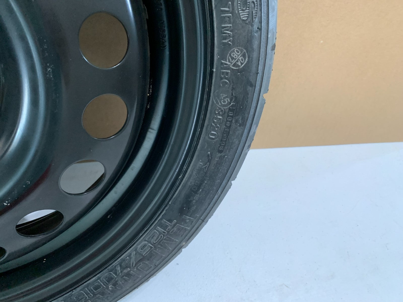 2020-2025 Nissan Sentra 16" Spare Tire Wheel Compact Donut T125/70D16
