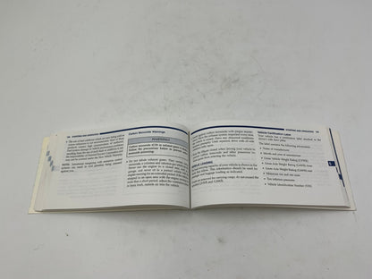 2000 Dodge Caravan Owners Manual OEM B02B49044