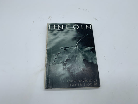 2002 Lincoln Navigator Owners Manual Guide OEM C02B33003