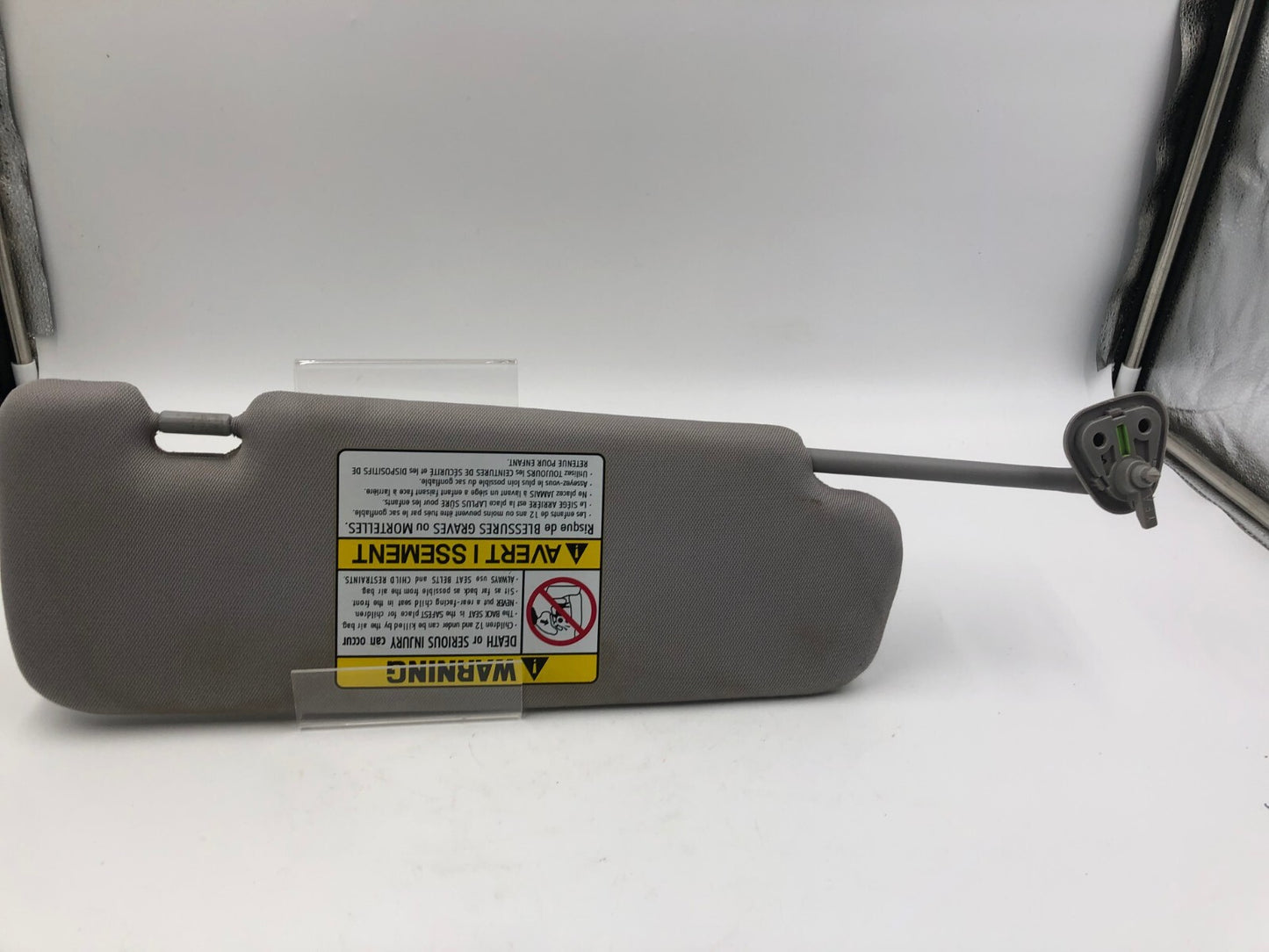 2011-2014 Hyundai Sonata Driver Sun Visor Gray Illuminated OEM C04B56026