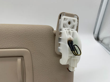 2012-2018 BMW 328i Passenger Sun Visor Sunvisor Beige Illumination D01B22004