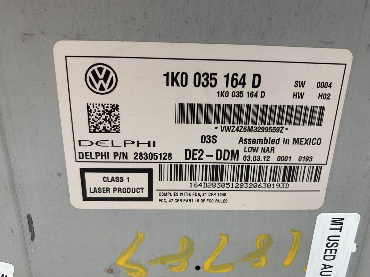 2011-2014 Volkswagen Jetta AM FM CD Player Radio Receiver OEM A02B40003