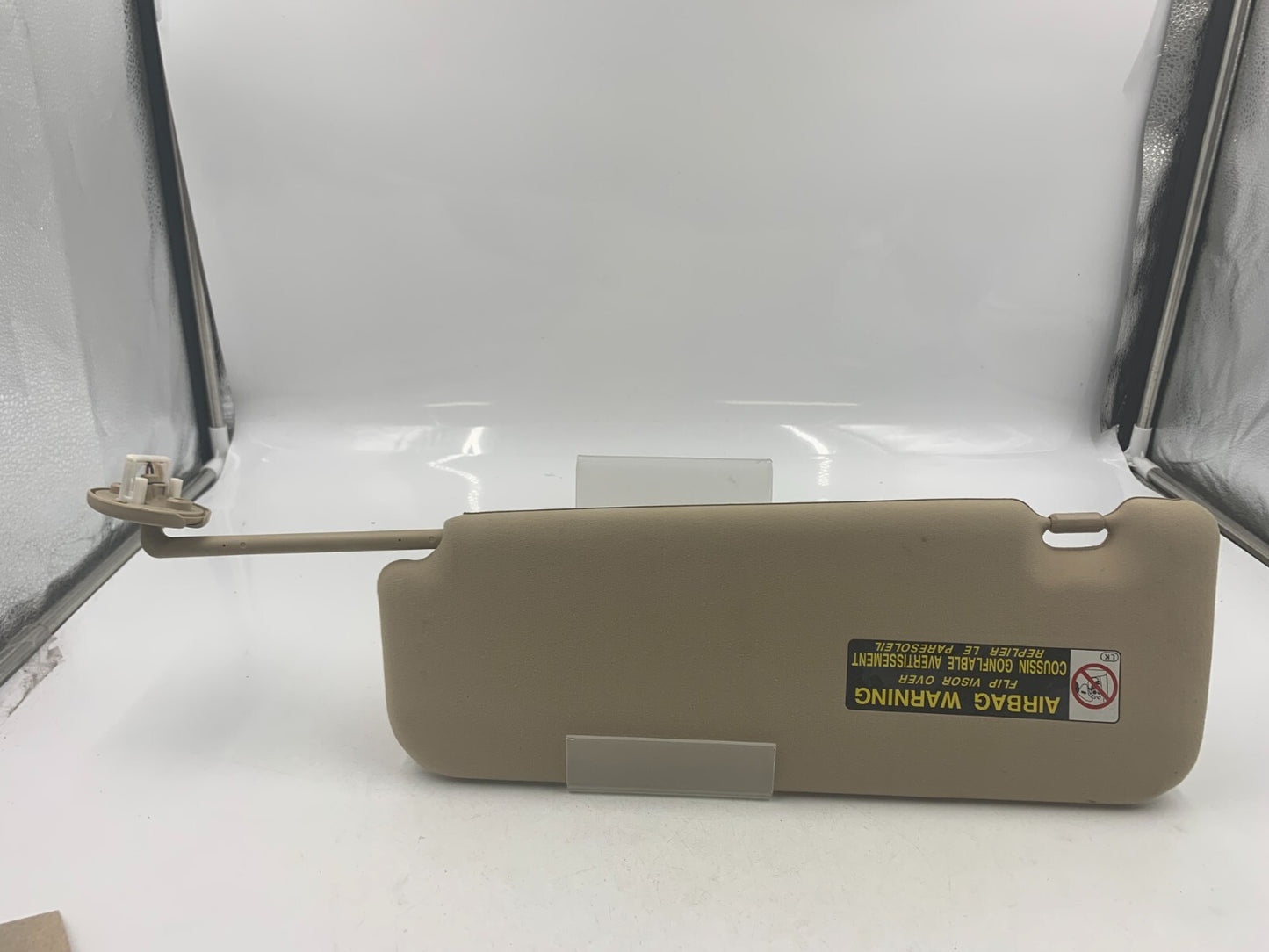 2007-2009 Lexus ES350 Passenger Sun Visor Tan OEM D02B33081