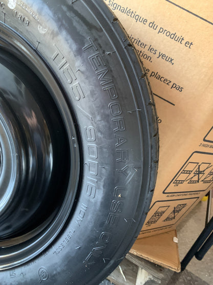 2010-2020 Nissan Rogue 16" Spare Tire Wheel Compact Donut T155/90D16 Maxxis