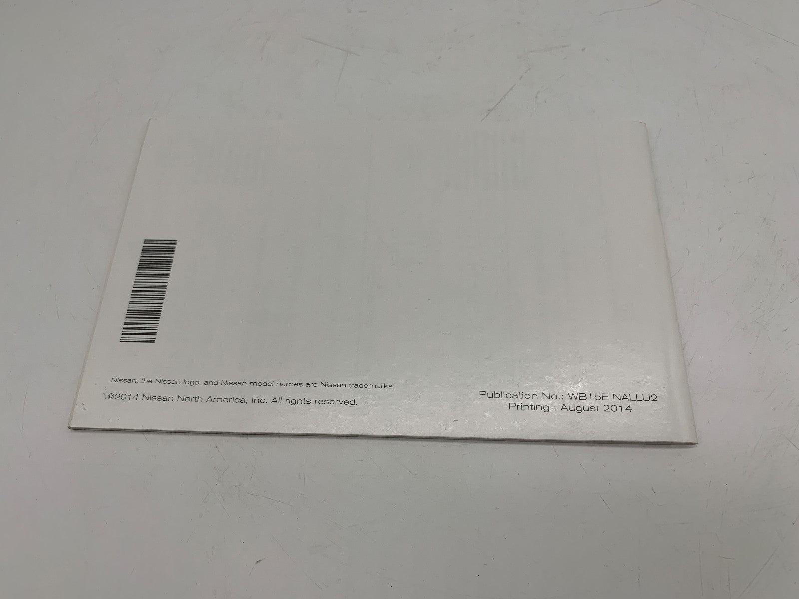 2015 Nissan Sentra Owners Manual Set with Case OEM R01B50023