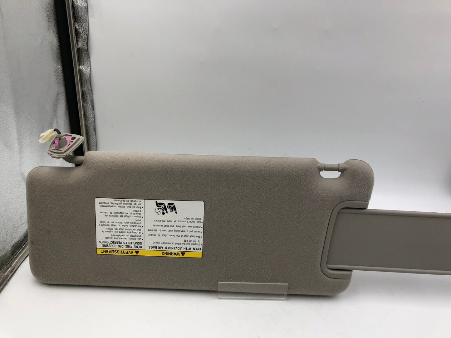 2011-2017 Nissan Quest Passenger Sun Visor Sunvisor Gray Illuminated D03B58003