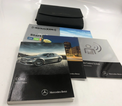 2016 Mercedes-Benz C Class Owners Manual Set with Case OEM E03B32059