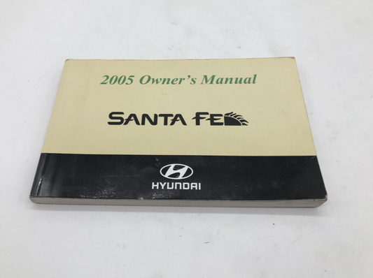 2005 Hyundai Santa Fe Owners Manual OEM E04B10052