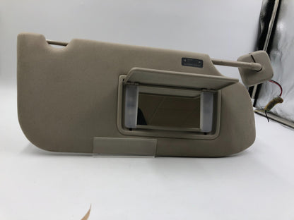 2010-2012 Lincoln MKT Passenger Sun Visor Beige illuminated OEM B01B02004