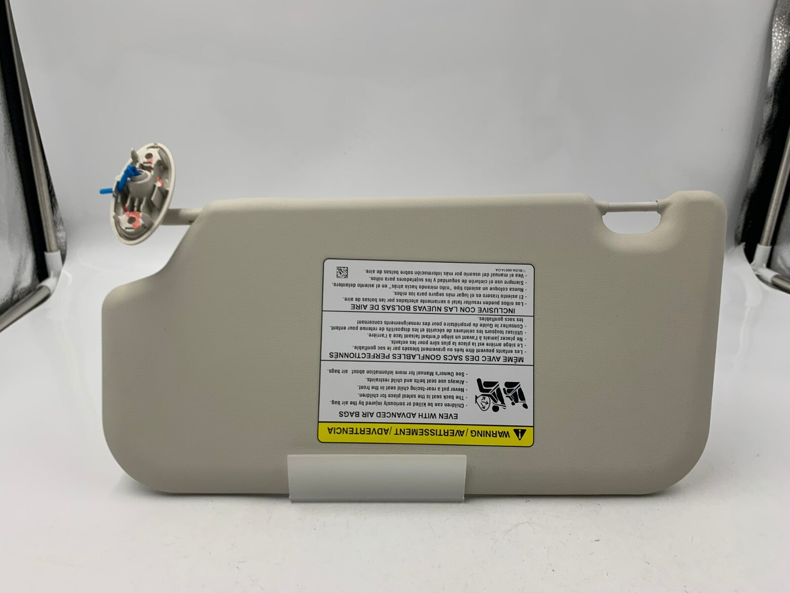 2012-2013 Ford Focus Passenger Sun Visor Gray OEM A03B67004