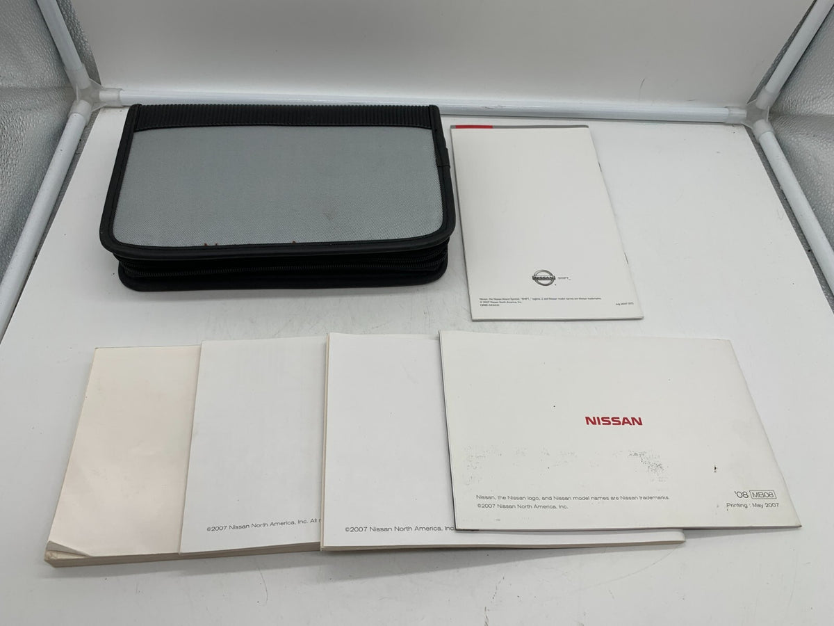 2008 Nissan Maxima Owners Manual Set with Case OEM A04B08048