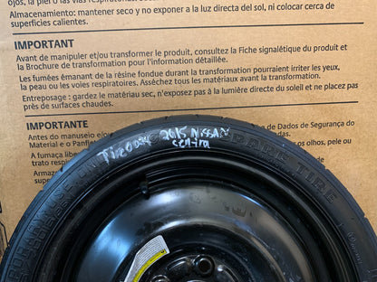 2015-2019 Nissan Sentra 16" Spare Tire Wheel Compact Donut T125/70D16