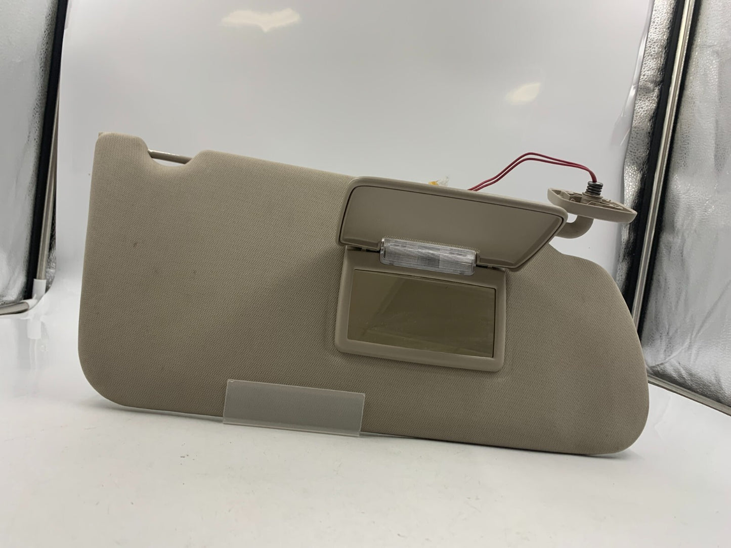2009-2012 Ford Flex Passenger Sun Visor Sunvisor Gray Illuminated OEM B04B27005