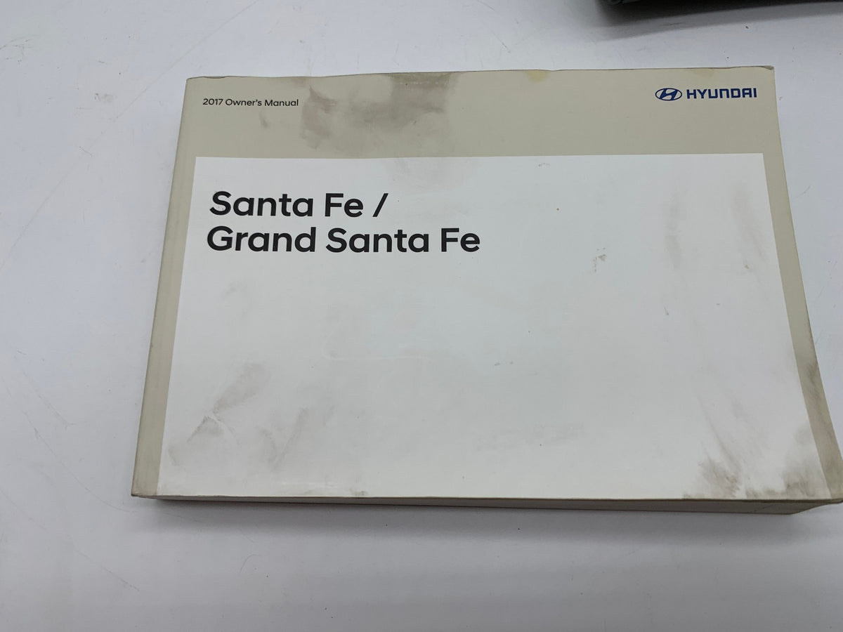 2017 Hyundai Santa Fe Grand Santa Fe Owners Manual Set with Case OEM R01B09042