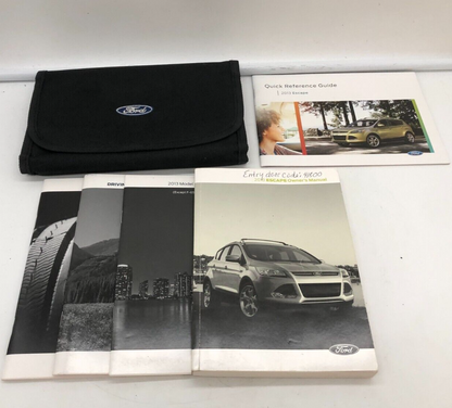 2013 Ford Escape Owners Manual Set with Case OEM B04B49059
