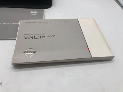 2006 Nissan Altima Owners Manual Set with Case OEM R01B14012