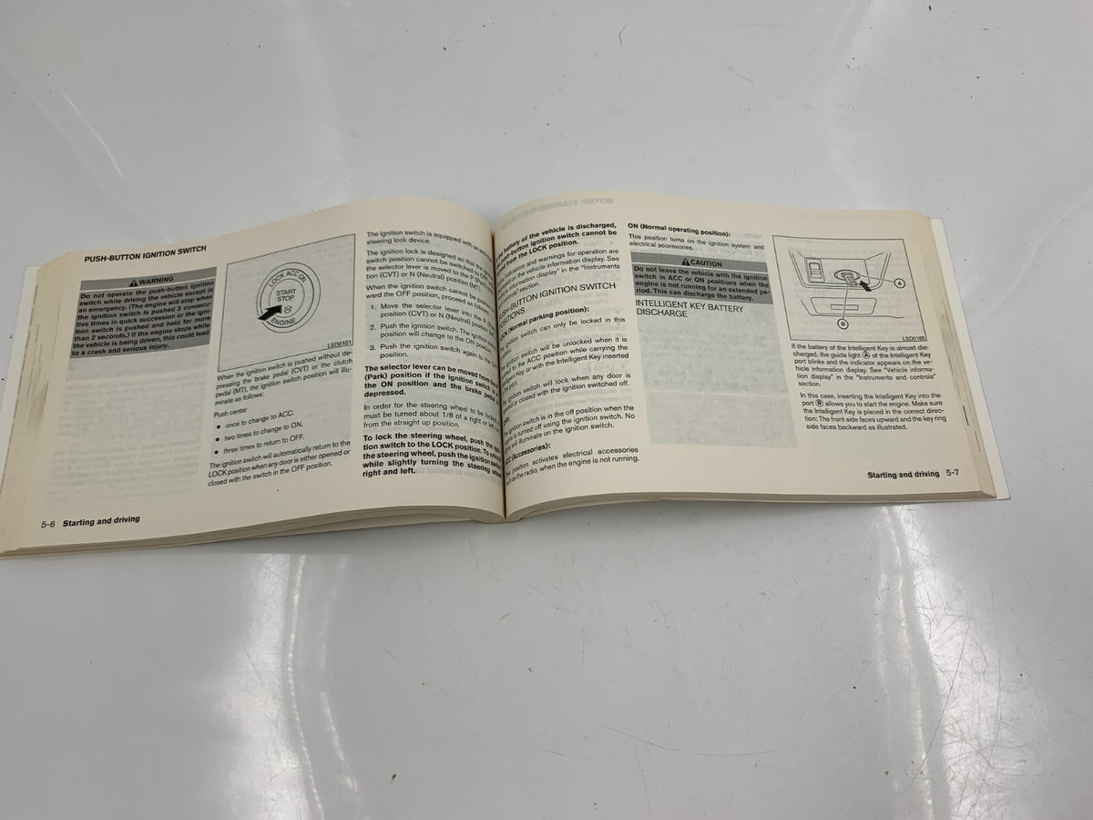 2007 Nissan Altima Owners Manual OEM D04B33083