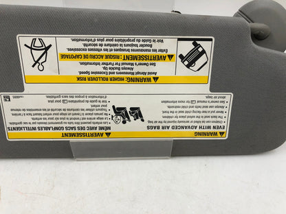 2018-2019 Chevrolet Equinox Driver Sun Visor Illumination Gray OEM D04B09039