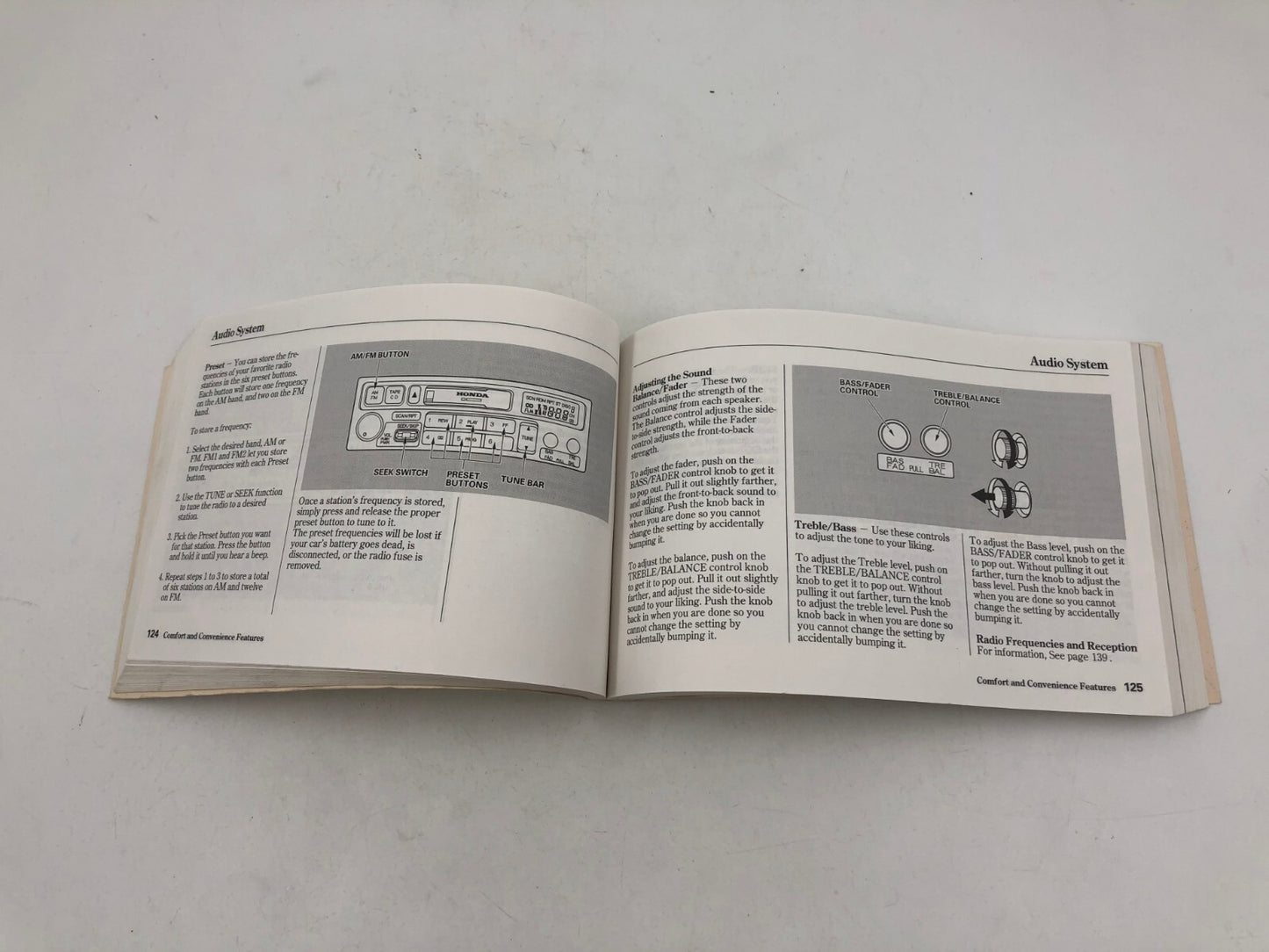 1999 Honda Accord Owners Manual OEM C04B11019