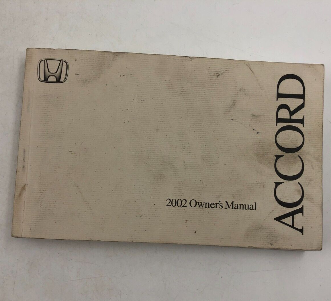 2002 Honda Accord Owners Manual OEM A02B24022