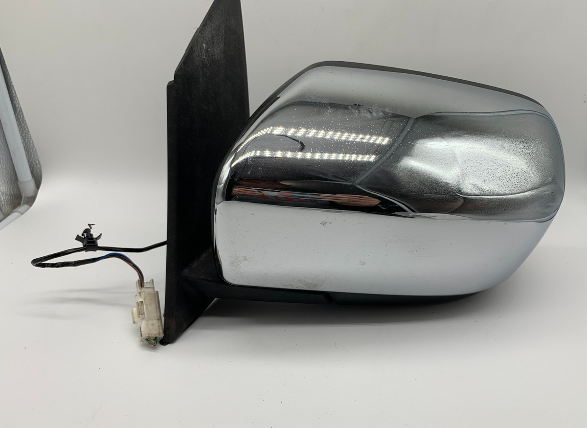 2007-2009 Mazda CX-7 Driver Side View Power Door Mirror Chrome OEM B02B10030