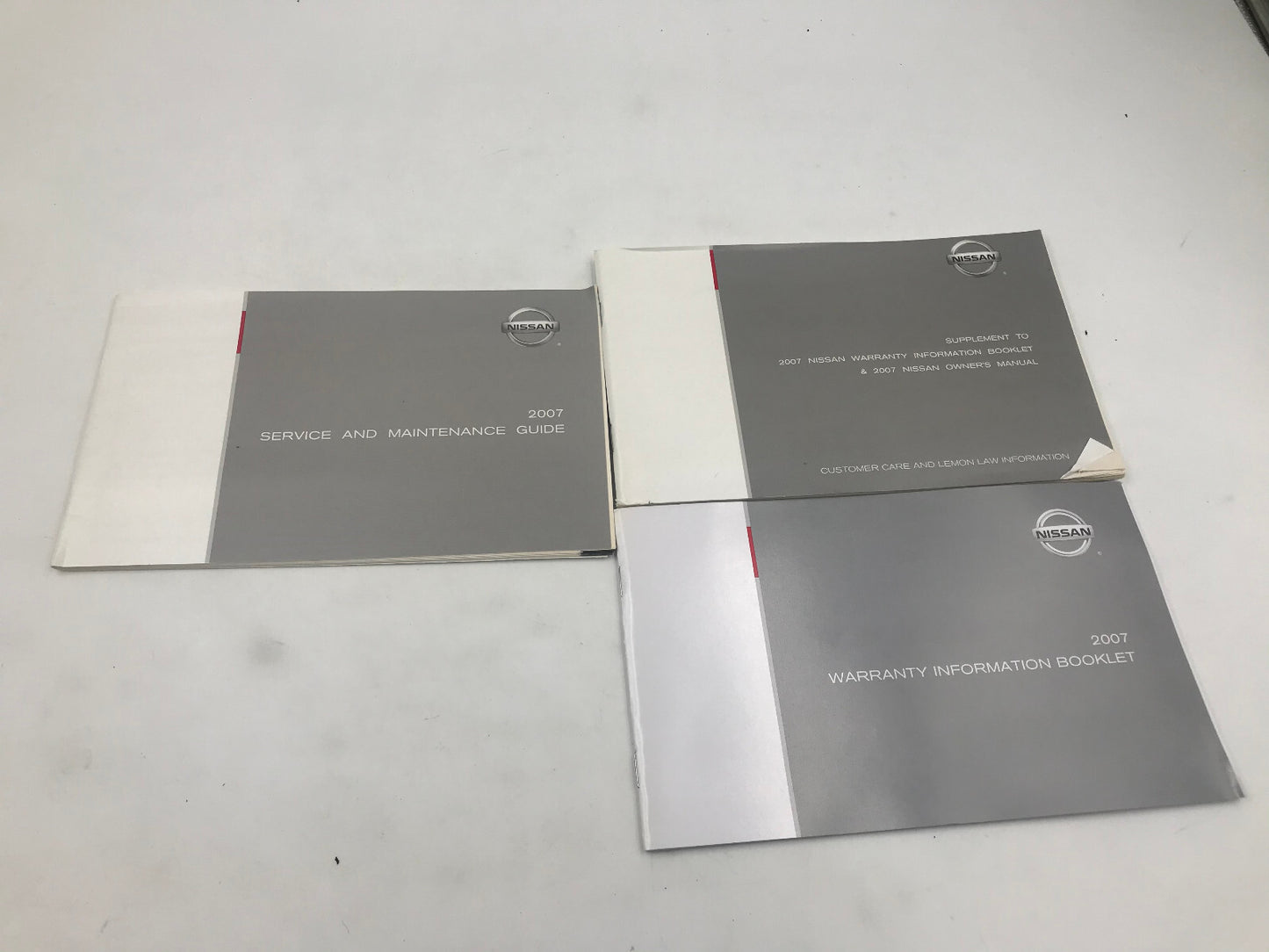 2007 Nissan Sentra Owners Manual Set with Case OEM D02B61008