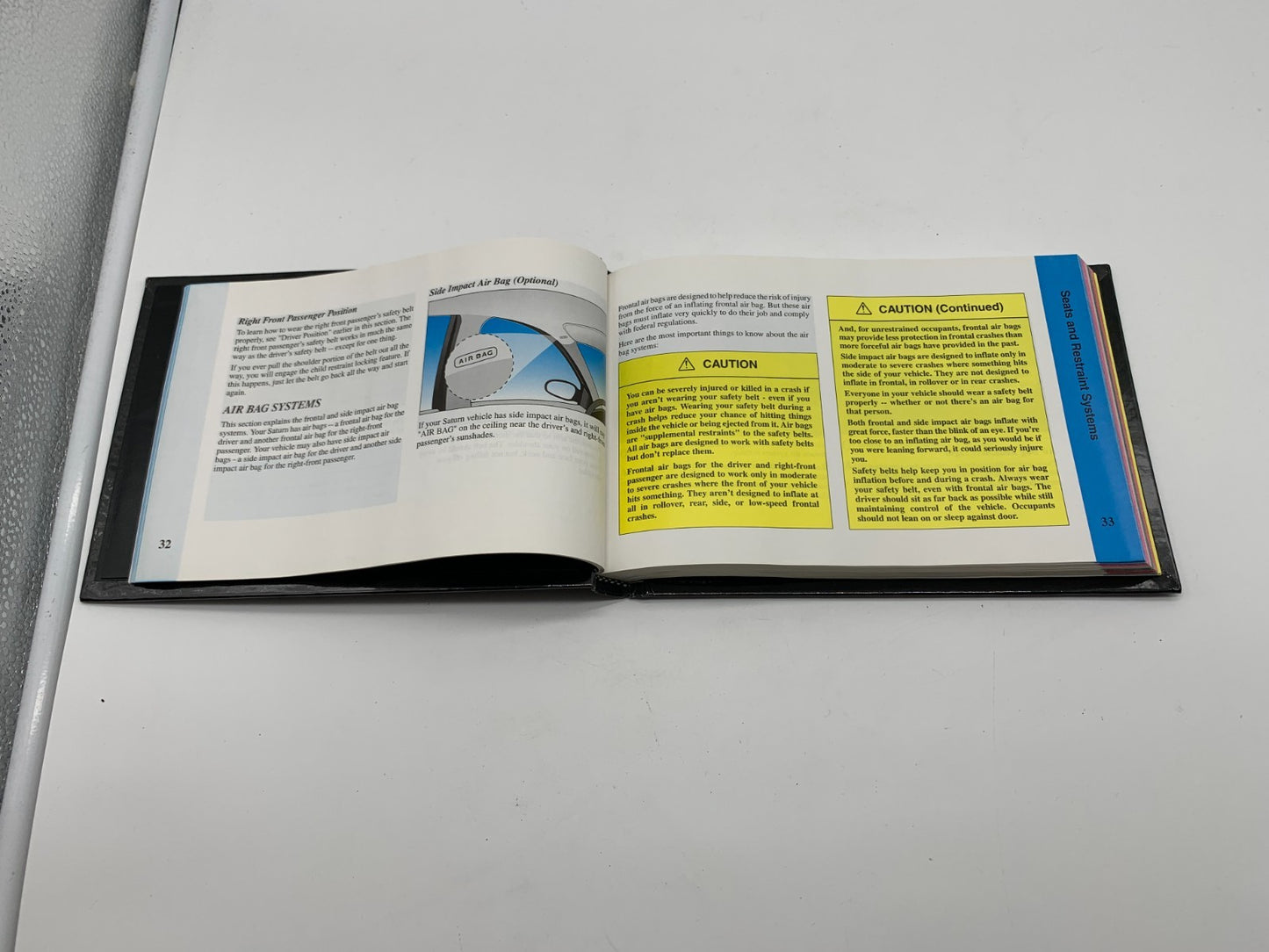 2001 Saturn S Series Owners Manual OEM B04B43008